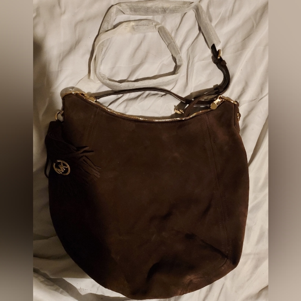 Michael Kors suede Francis Hobo Bag